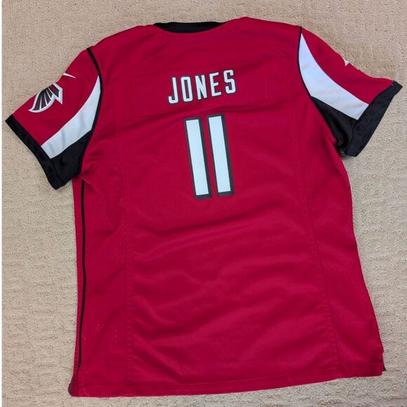 Nike Julio Jones Atlanta Falcons Jersey Women XL XLarge Red NFL On Field - Picture 3 of 10